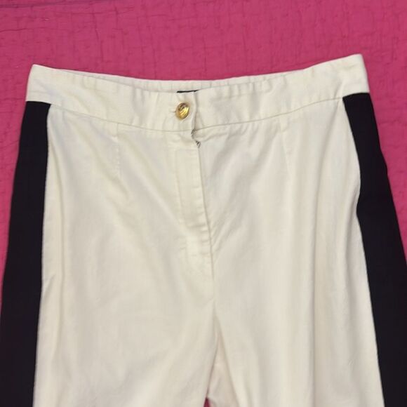 Dolce& Gabbana white tux button detailed high waist pants, US6 - Picture 2 of 9